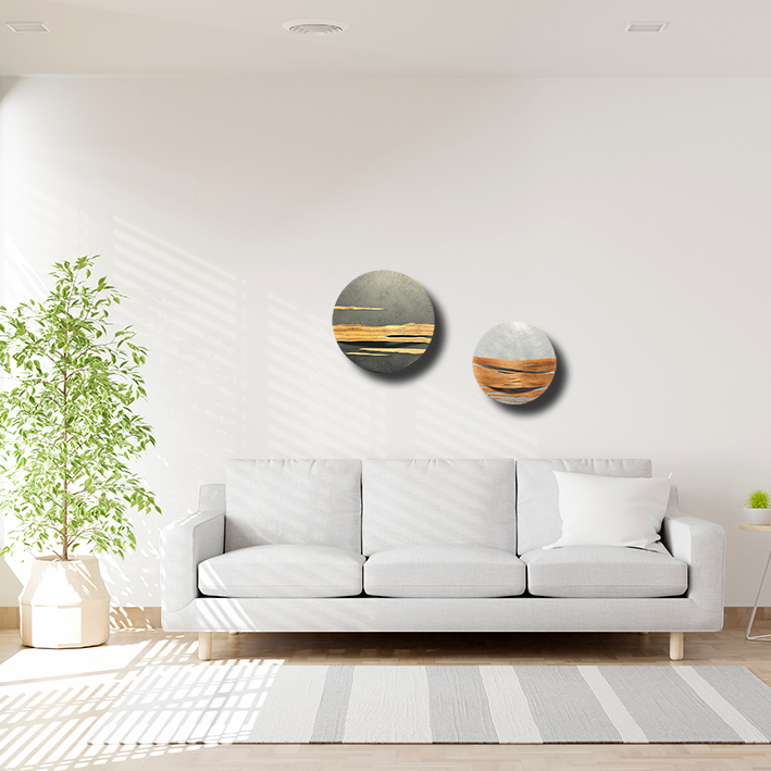 Wall panel in snake wood