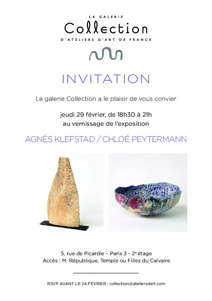 Exposition galerie Collection, Paris